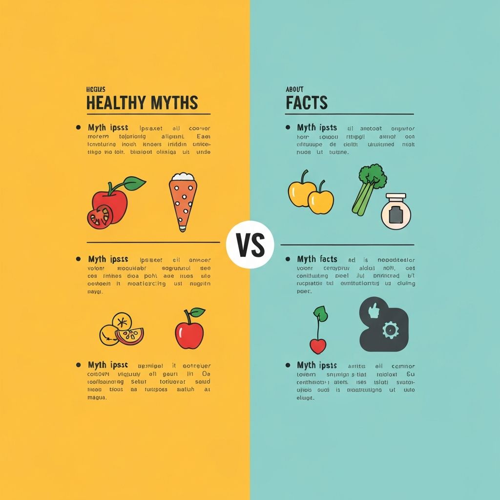 Vizuelni prikaz mitova i činjenica o ishrani